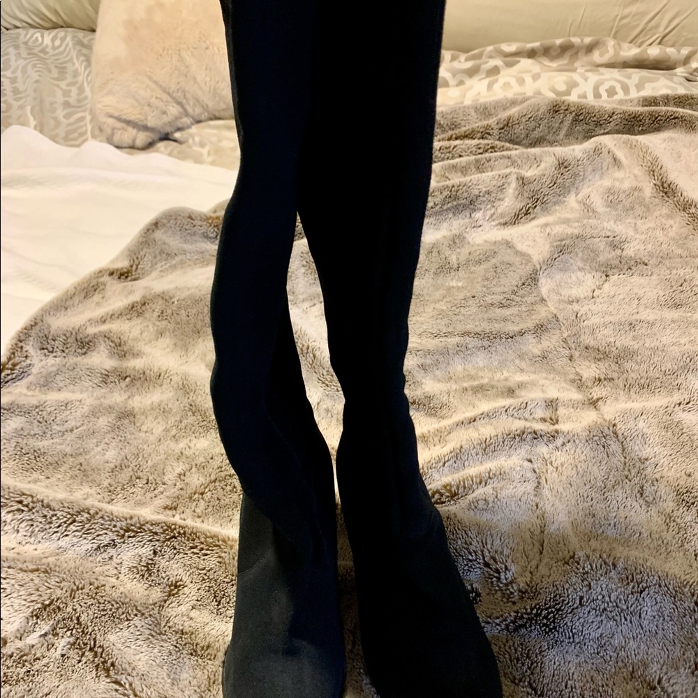 H&M black over knee boots! 🖤